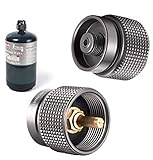 キャンピングムーン（CAMPING MOON） USプロパンボンベ用 OD缶口金 USアダプター マッププロ用 互換アダプター ねじ込み式 変換アダプター ガス変換 ガスツール (Z22（互換アダプター）)