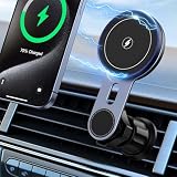 Magsafe 車載【15W急速充電&超強磁力】Bailkind スマホホルダー 車 ワイヤレス充電器 マグセーフ充電器 エアコン吹き出し口 ダッシュボード用 マグネット 車載ホルダー 二重360度調整 片手操作 磁気吸着 安定性アップ 落下防止 iPhone15 /14 /13/12シリーズ機種対応 M8