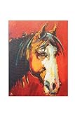 13.75'L x 18'H canvas Wall Decor with Horse [並行輸入品]