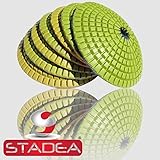 4" convex diamond polishing pads granite - Wet Concrete Glass Stone Marble Set By STADEA [並行輸入品]