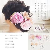 Merci la fleur Liebe リーベ ヘッドドレス 造花 髪飾り (pink(ピンク）)