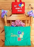 布絵本MY QUIET BOOKバルーン&My ANIMAL ABC bag おまけ付きルームシューズ スマートギフトセット