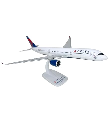 デルタ航空 エアバスA350-900 模型 1/200 Amazon | Flight Miniatures Delta Airlines Airbus A350-900 1:200