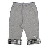 アスナロ（ボトムス ロングパンツ） ニットパンツ 子供 ベビー 日本製 ロールアップ ウエストゴム80 グレー