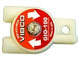 VIBCO GIO-100 Silent Pneumatic Turbine Vibrator, 20 lb. Force, 12000 VPM, 3.5 CFM, 60 psi, Threaded 