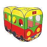 YL Big Multiple color Bus with Two Carriage Children's Pop Up Play tent [並行輸入品]