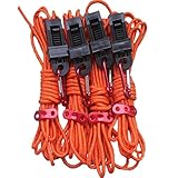 (サンライン)Sun Line 反射 キャンプ タープ テント ロープ クリップ付き キャンプ サバイバル アウトドア 用