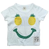 《初夏盛夏対応》INDIE PARK(インディーパーク) 天竺パイン半袖Tシャツ 90cm/オフシロ NO.IN-173804