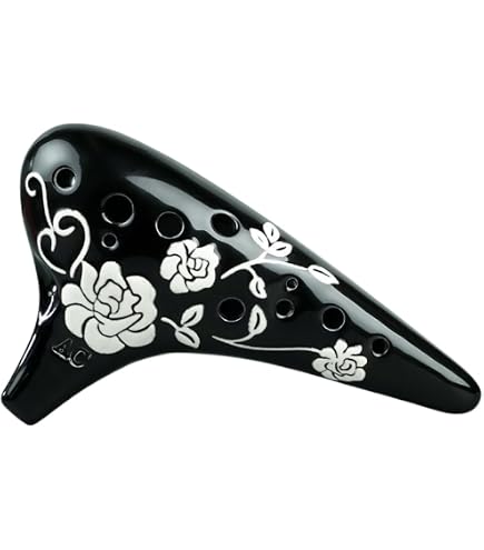 Amazon | フォーカリンクオカリナ 手描きシリーズ アルトC管（4C） (花