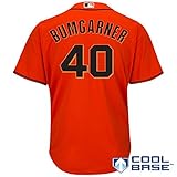 マディソンBumgarnerサンフランシスコジャイアンツ# 40 YouthステッチAlternate Jerseyオレンジ( Youth Small 8 )