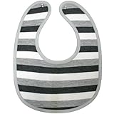 【ナチュラルマルチボーダー】　スタイ　ビブ　よだれかけ　リバーシブルタイプ　KMCS-NO.14　【日本製】　【charlotte】