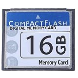 LAMELLIS プロフェッショナル 16GB コンパクトフラッシュメモリーカード (ホワイト&ブルー)