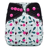 HappyEndings Bamboo Charcoal AI2TM All-In-Two Cloth Diaper / Snap-in Insert Cupid's Arrows by HappyE