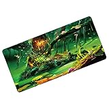 GENESIS プレイマット カードゲーム TCG リモート デスクマット マウスパッド 上質 厚手 3way 草 森 ppn75