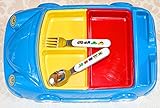 お食事　食器 　　くるま型皿　　カープレイト&スプーンフォークセット