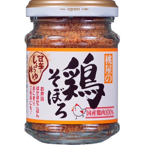 桃屋 鶏そぼろ 甘辛しょうゆ味 国産鶏肉100％