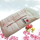 スポーツがトップグレード幼児ラップキルト子push-car Sleeping Bag冬厚み封筒タイプBaby Sleeping Bag Navy 37X18Inch ピンク