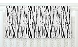 KESS InHouse Metka Hiti Black And White Strokes Black White Fleece Baby Blanket 40 x 30 [並行輸入品]