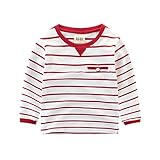 (キュミオ) QeMIO ベビー服 子供服 パーカー Tシャツ トップス アンダーウェア ナイトウェア スウェットシャツ 縞模様 春 秋 長袖 女の子 男の子 -09E01