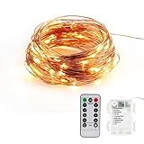 KOBWA ストリングライト5メートル 50LED電球 イルミネーションライト クリスマス 新年 誕生日 結婚式 パーティー飾り用