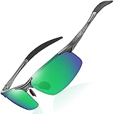 [DUCO] サングラス メンズ 偏光 スポーツサングラス UV400 へんこう さんぐらす AL-MG合金 超軽量 sunglasses for men 運転／自転車／釣り／ランニング／ゴルフ用 8177