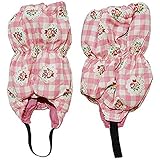 子供用 スノーカバー 中綿フットカバー脚絆 足カバー 防寒 撥水加工 スキー 女の子 女児 j-snk04 Mサイズ No.02