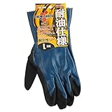 川西工業 グローブマニア ケミショック 10双入 グリーン L 【耐油ニトリルゴム手袋】 #2461