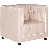 Safavieh Kids Collection Little Decorator Club Chair, Pink and White [並行輸入品]
