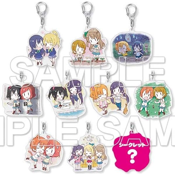 寝そべりキーチェーンマスコット μ's Happy maker! 9人セット 寝そべりキーチェーンマスコット μ's Happy maker! 9人セット