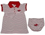 University of Arkansas RazorbacksストライプGame Day Dress With Bloomer カラー: レッド
