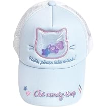 Amazon.co.jp: [K-PARTS] ねこモチーフ ガールズキャップ