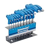 Silverline 538178 Metric Allen Wrench T-Handle, 10-Piece [並行輸入品]