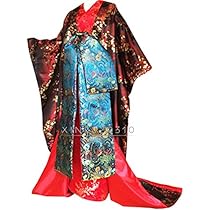 女振袖 白地 花と蝶のデザイン　大衆演劇　日本舞踊　コスプレ 61BypP-39GL._UY350_.jpg