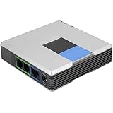 VoIPゲートウェイ 2ポートPAP2Tインターネット 電話アダプター SIP V2プロトコルRJ45ケーブル ブロードバンドネットワーク ルーター ゲートウェイ 通常の電話用のネットワークケーブル付き