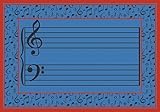 Joy Carpets Kid Essentials Music & Special Needs Fully Staffed Rug Blue 7'8 x 10'9 [並行輸入品]