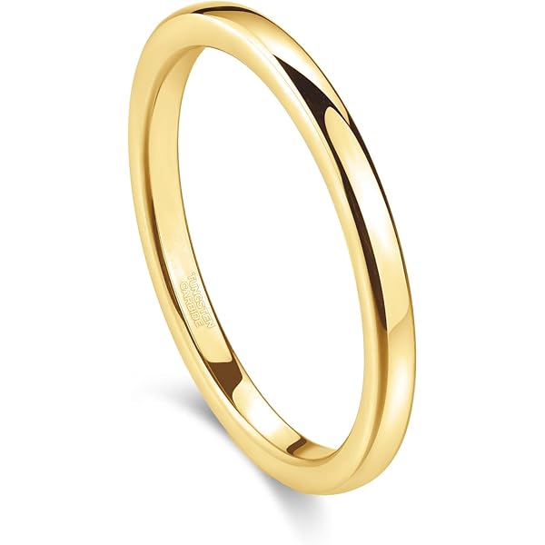 TIGRADE Women's 2mm Titanium Eternity Ring – Cubic Zirconia Wedding Band, Sizes 3-13.5 - View #2