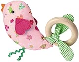 Kathe Kruse - In The Garden - Bird Wooden Grabbing Toy by K?the Kruse