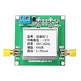 YCOSON 0.1-2GHz 64dB 利得RF ブロードバンド アンプ ボード低ノイズ アンプLNA