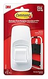 (6 Jumbo Hooks, White) - Command Jumbo Plastic Hook with Adhesive Strips, 6-Hook