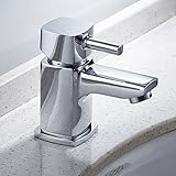 Wellbeingjp 洗面用 シングルレバー 混合水栓 単水栓 洗面用水栓　洗面用混合栓　洗面台 水栓　シングル混合水栓　キッチン用水栓 台付
