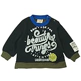 【梅春】 CHILD CHAMP(チャイルド チャンプ) TC裏毛起毛ニコチャントレーナー 120cm/BK NO.C-86854161