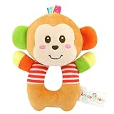 toymytoy新生児赤ちゃんソフトRattleおもちゃ幼児Plush動物ハンドベルリングRattle 11 * 13 * 3cm 221226EQHDU5105