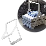 新聞ラック 新聞ストッカー マガジンラック マガジン＆ニューズラック タワー ホワイト 02564 TOWER特集