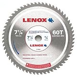 LENOX Tools Circular Saw Blade, Aluminum-Cutting, 7 1/4-inch, 60T (21882AL714060CT) [並行輸入品]