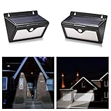 KYC ソーラー 光 人感センサー 46 LED 屋外 防犯ライト2モード 超高輝度　防雨壁掛け式 屋外照明 [2個入]