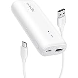 Anker 321 Power Bank (PowerCore 5200) (モバイルバッテリー 5200mAh 超コンパクト)【PSE認証済/PowerIQ搭載】 iPhone13 Android その他各種機器対応（ホワイト）