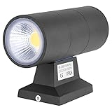 Acogedor　ウォールライト　壁掛けライト　防水　省エネルギー照明ライト　屋外と屋内兼用取付簡単　おしゃれで実用的　6W　ブラック(#1)