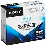 ソニー データ用ブルーレイディスク 10BNR1DCPS6(BD-R 1層:6倍速 10枚パック)