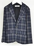 GENERATOR ジェネレーター 子供服 スーツ オリジナルチェックテーラードジャケット 110cm 120cm 130cm 140cm スーツ 130cm ネイビー/グレー