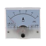 電流計，SODIAL(R)85C1 DC 0-50A長方形アナログパネル電流計ゲージ